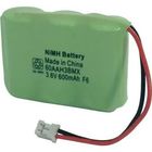 Siap Pakai AAA750 Nimh Battery Packs 3.6V Untuk Baby Monitor